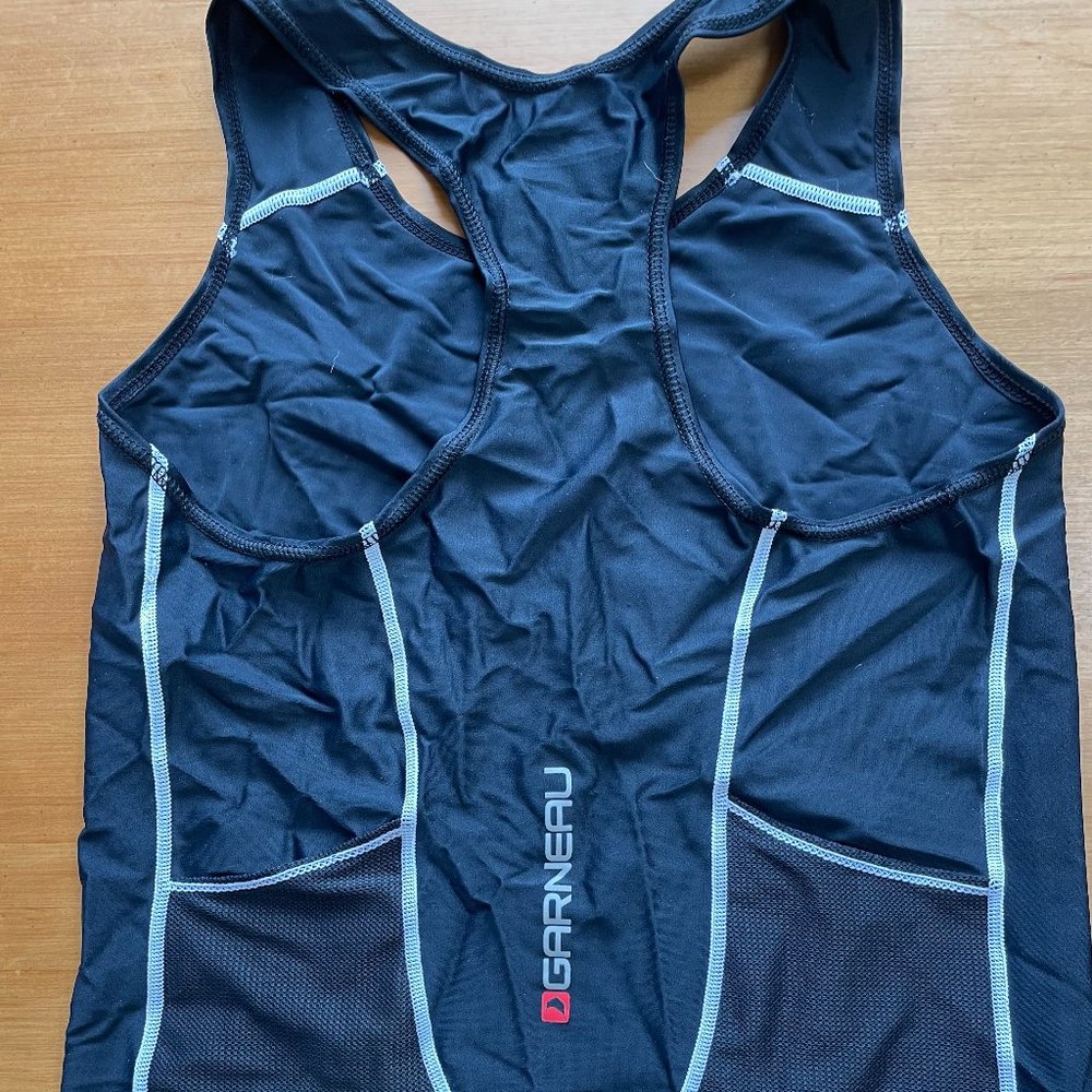 LG Louis Garneau Black Racerback Cycling top